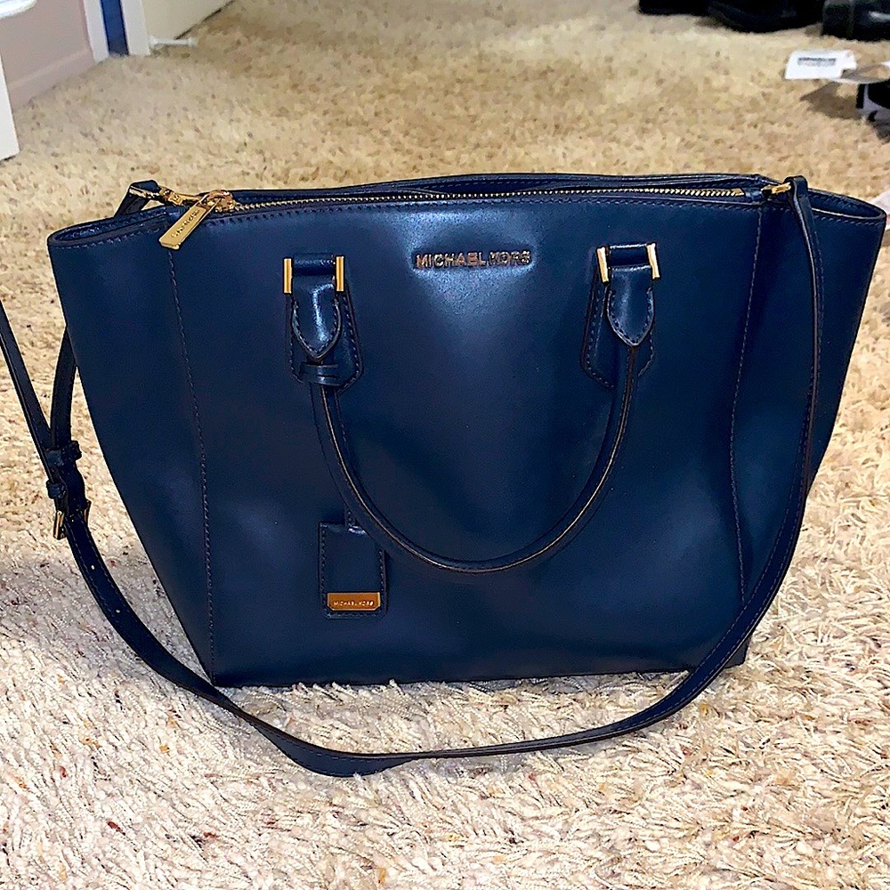 Navy Blue Michael Kors Bag